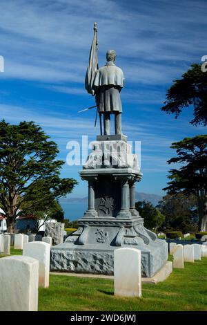 Pacific Garrison Memorial, Presidio of San Francisco, Golden Gate National Recreation Area, San Francisco, Kalifornien Stockfoto