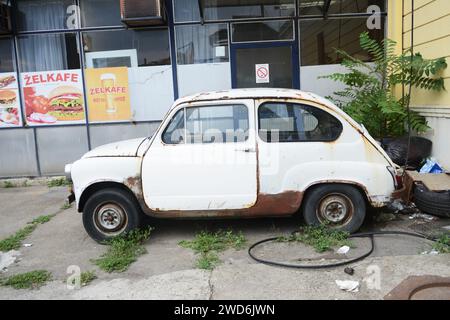 Ein jugoslawisches Auto von Zastava 750. Stockfoto