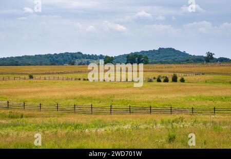 Gettysburg National Military Park, amerikanisches Schlachtfeld im Amerikanischen Bürgerkrieg, in Gettysburg, Pennsylvania, USA Stockfoto