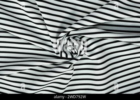 Zebralinie Stoff Textil Muster Hintergrund Stockfoto
