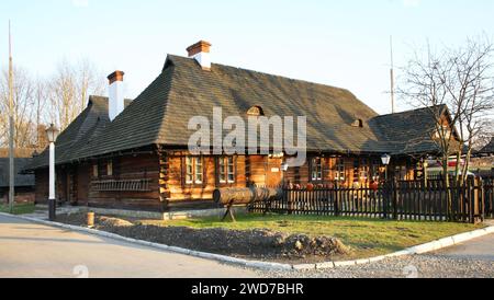 Hotel- und Restaurantkomplex Pastewnik in Przeworsk. Polen Stockfoto