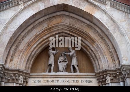 Gotische Chiesa di Santa Corona aus dem 13. Jahrhundert im historischen Zentrum von Vicenza, Provinz Vicenza, Veneto, Italien© Wojciech Strozyk / Alamy Stock Phot Stockfoto