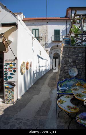 Die Stadt Ravello an der Amalfiküste Stockfoto