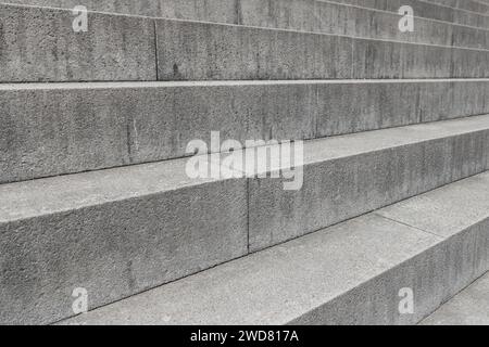 Abstraktes Hintergrundbild der Zementtreppen. Nahaufnahme der Schritte. Stockfoto