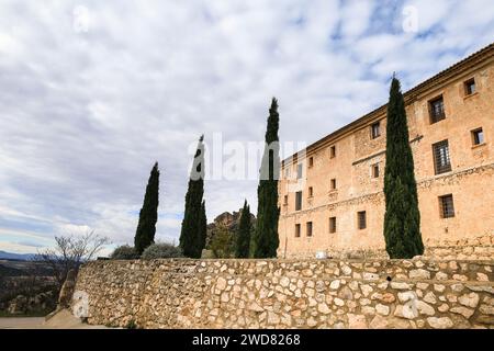 Das Kloster San Miguel de la Victoria in Priego, Cuenca, Spanien Stockfoto