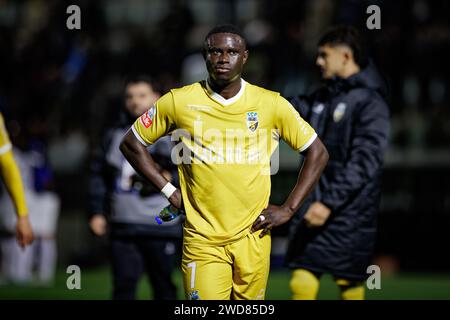 Elves Balde während der Liga Portugal 23/24 Spiel zwischen Portimonense SC und SC Farense im Estadio Municipal de Portimao, Portimao, Portugal. (Maciej Rogo Stockfoto