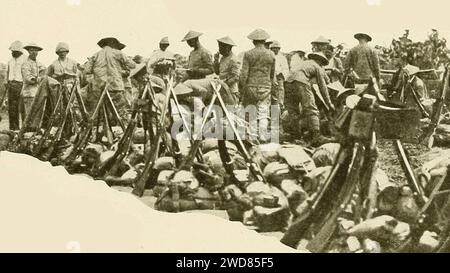 (1919) Pic11 - Chinesische Marine-Infanterie auf dem Weg nach Sibirien (beschnitten). Stockfoto