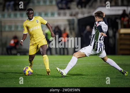 Elves Balde, Estrela während der Liga Portugal 23/24 Spiel zwischen Portimonense SC und SC Farense im Estadio Municipal de Portimao, Portimao, Portugal. (Ma Stockfoto