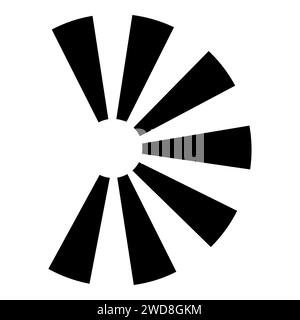 Symbol für das malerische Aussichtspunktzeichen Stockfoto