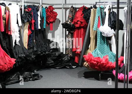 Sevilla, Spanien. Januar 2024. Sevilla, Spanien, 18. Januar. Der erste Tag des Simof-Laufstegs. Am Donnerstag, 18. Januar 2024, Sevilla (Foto: David Carbajo/NurPhoto) Credit: NurPhoto SRL/Alamy Live News Stockfoto