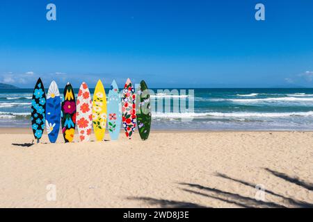 Landschaft des My Khe Beach in da Nang, Zentrum Vietnams Stockfoto