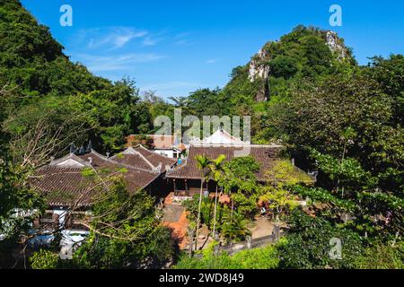 Landschaft mit Marmorbergen, den fünf Elementen Bergen, im Süden von da Nang, Vietnam Stockfoto