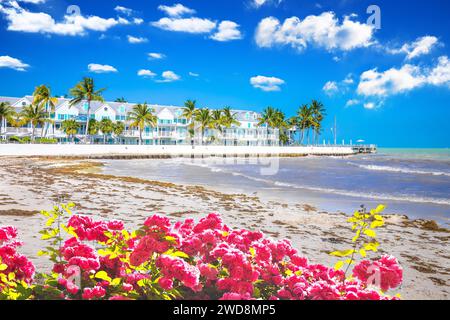 Duval Street Pocket Park Beach und Waterfront in Key West View, South Florida Keys, Vereinigte Staaten von Amerika Stockfoto