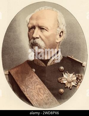 Marie Edme Patrice Maurice Macmahon, Graf von Macmahon 1808-1893. Herzog von Magenta, Marschall von Frankreich, Historisch, digital restaurierte Reproduktion von einer Vorlage aus dem 19. Jahrhundert, Datum nicht angegeben Stockfoto