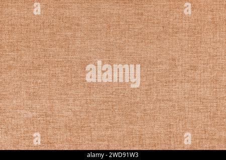 Textilinhalt, orange grobe Stoffstruktur, Stoffstruktur Nahaufnahme, Jacquard gewebte Polsterung, Möbel Textilmaterial, Tapete, Hintergrund Stockfoto