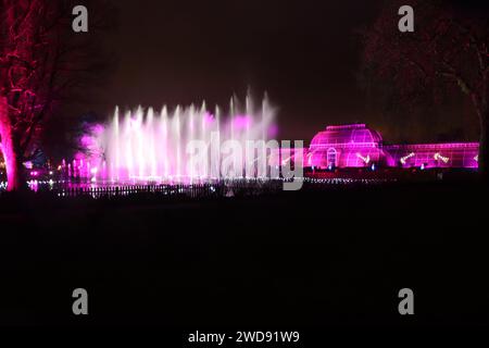 Weihnachten in Kew Gardens. Stockfoto