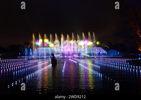 Weihnachten in Kew Gardens. Stockfoto