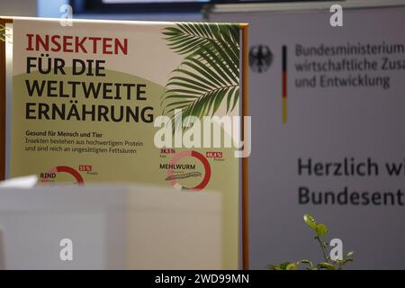 Deutschland, Berlin, Internationale Grüne Woche, 19. - 28. Januar 2024 *** Deutschland, Berlin, Internationale Grüne Woche, 19. Januar 2024 Stockfoto