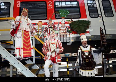  das Kölner Karneval Dreigestirn für die Karnevalsession 2024 Jungfrau Bildidee 