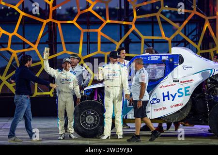 1020 HYSE, HYSE-X1, Dakar Future Mission 1000, während des Finalpodiums der Dakar 2024 am 19. Januar 2024 in Yanbu, Saudi Arabien Credit: Independent Photo Agency/Alamy Live News Stockfoto