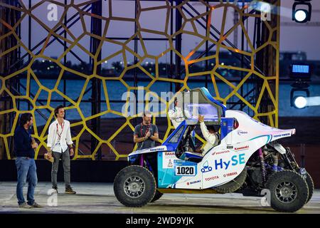 1020 HYSE, HYSE-X1, Dakar Future Mission 1000, während des Finalpodiums der Dakar 2024 am 19. Januar 2024 in Yanbu, Saudi Arabien Credit: Independent Photo Agency/Alamy Live News Stockfoto