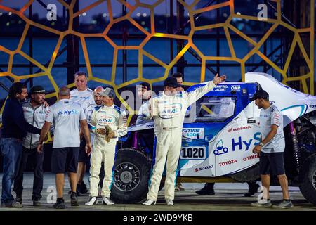 1020 HYSE, HYSE-X1, Dakar Future Mission 1000, während des Finalpodiums der Dakar 2024 am 19. Januar 2024 in Yanbu, Saudi Arabien Credit: Independent Photo Agency/Alamy Live News Stockfoto