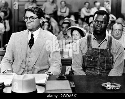 Gregory Peck, Brock Peters, To Kill a Mockingbird (1962). Foto: Universal (Aktenzeichen 34580-598THA) Stockfoto
