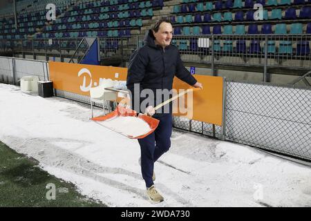 DEN BOSCH, Niederlande. Januar 2024. Football, Dutch Keuken Kampioen Divisie, den Bosch - Roda JC, de Vliert Stadium, Saison 2023-2024, Salt ist immer noch von der Last Minute Credit: Pro Shots/Alamy Live News Stockfoto