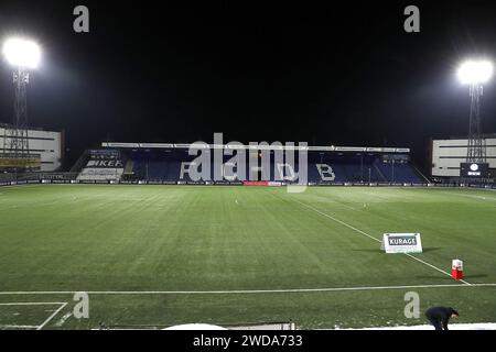 DEN BOSCH, Niederlande. Januar 2024. Football, Dutch Keuken Kampioen Divisie, den Bosch - Roda JC, de Vliert Stadium, Saison 2023-2024, Stadionübersicht Credit: Pro Shots/Alamy Live News Stockfoto