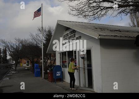 Uniontown/washington State /USA  16. Januar 2016 United States Post Office Uniontown Washington 99179 (Foto: Francis Joseph Dean/Deanpictures) Stockfoto