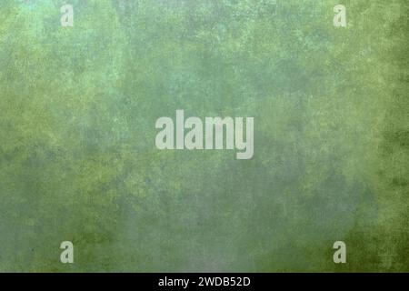 Abgenutzter grüner Hintergrund, Grunge-Textur Stockfoto