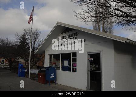 Uniontown/washington State /USA  16. Januar 2016 United States Post Office Uniontown Washington 99179 Stockfoto