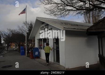 Uniontown/washington State /USA  16. Januar 2016 United States Post Office Uniontown Washington 99179 Stockfoto