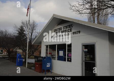 Uniontown/washington State /USA  16. Januar 2016 United States Post Office Uniontown Washington 99179 Stockfoto