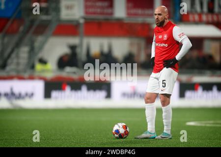 Maastricht, Niederlande. Januar 2024. MAASTRICHT, NIEDERLANDE - 19. JANUAR: Bryan Smeets vom MVV Maastricht am 19. Januar 2024 in Maastricht. (Foto von Orange Pictures) Credit: dpa/Alamy Live News Stockfoto