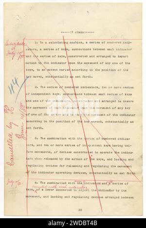 388116 - Rechenmaschine - William S. Burroughs - Stockfoto