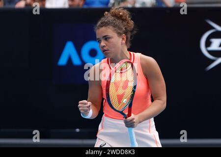 Melbourne Park, Melbourne, Victoria, Australien. Januar 2024. Australian Open Tennis Championship Day 7; Credit: Action Plus Sports/Alamy Live News Stockfoto