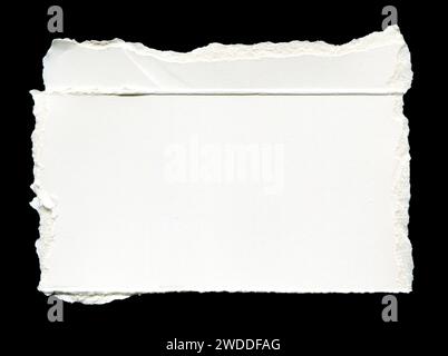 Sammlung verschiedener Notizzettel auf schwarzem Hintergrund Stockfoto