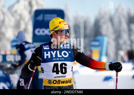 Janosch Brugger (Deutschland, WSG Schluchsee), GER, FIS Coop Langlauf Weltcup Oberhof, 20 km Massenstart Classic Herren, 20.01.2024 Foto: Eibner-Pressefoto/Michael Memmler Stockfoto