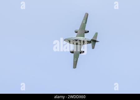 Messerschmitt Me 262, Flugzeugträger bei der Royal International Air Tattoo 2023. Stockfoto