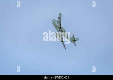 Messerschmitt Me 262, Flugzeugträger bei der Royal International Air Tattoo 2023. Stockfoto