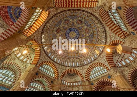 Selimiye Moschee Außenansicht in Edirne Stadt der Türkei. Edirne war die Hauptstadt des Osmanischen Reiches. Stockfoto