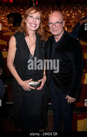 Andrea Sawatzki mit Ehemann Christian Berkel bei der Verleihung des 45. Bayerische Filmpreise 2023 im Prinzregententheater. München, 19.01.2024 *** Andrea Sawatzki mit Ehemann Christian Berkel bei der Verleihung des Bayerischen filmpreises 45 2023 im Prinzregententheater München, 19 01 2024 Foto:XF.xKernx/xFuturexImagex Bay filmpreis 3233 Stockfoto