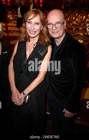 Andrea Sawatzki mit Ehemann Christian Berkel bei der Verleihung des 45. Bayerische Filmpreise 2023 im Prinzregententheater. München, 19.01.2024 *** Andrea Sawatzki mit Ehemann Christian Berkel bei der Verleihung des Bayerischen filmpreises 45 2023 im Prinzregententheater München, 19 01 2024 Foto:XF.xKernx/xFuturexImagex Bay filmpreis 3252 Stockfoto