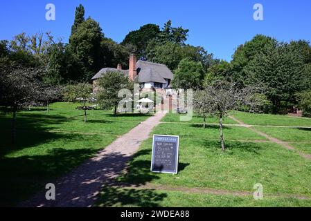 The Drum Inn Public House in Cockington Village, Torquay, South Devon. Stockfoto