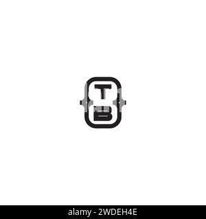 TB Line bold-Konzept in hochwertigem, professionellem Design, das auf allen Druckmedien gut gedruckt wird Stock Vektor