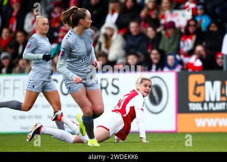 London, Großbritannien. Januar 2024. Alessia Russo (23 Arsenal) während des Barclays FA Womens Super League Spiels zwischen Arsenal und Everton im Manganta Pay UK Stadium Meadow Park in London, England. (Liam Asman/SPP) Credit: SPP Sport Press Photo. /Alamy Live News Stockfoto