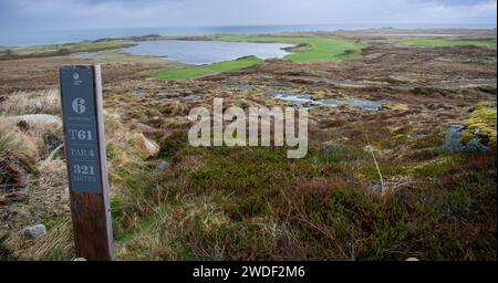 Lofoten Links Golf Course der nördlichste Golfplatz der Welt, Norwegen Stockfoto