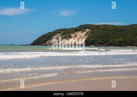 Ponta Negra Beach in Natal City, Brasilien Stockfoto