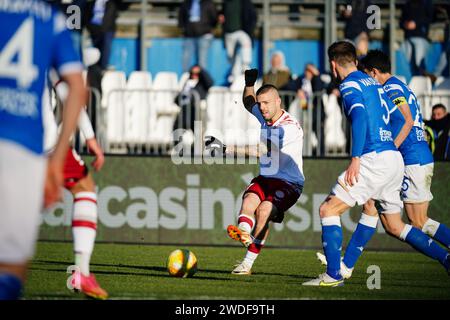 Brescia, Italien. Januar 2024. Daniele Casiraghi (Sudtirol) während des Spiels Brescia Calcio gegen FC Sudtirol, italienischer Fußball Serie B in Brescia, Italien, 20. Januar 2024 Credit: Independent Photo Agency/Alamy Live News Stockfoto